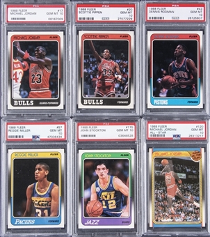 1988-89 Fleer Basketball Complete Set (132) – All PSA GEM MT 10!
